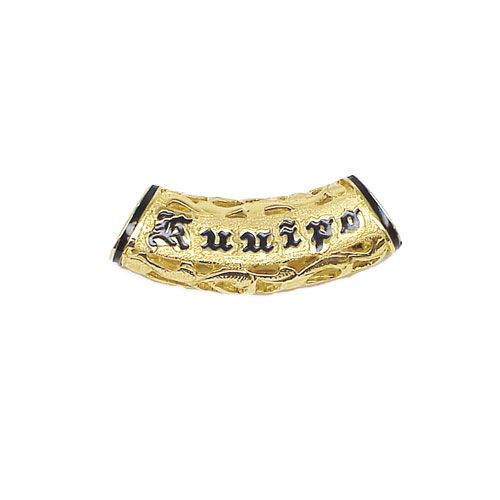 14KT Gold Horizonal Hawaiian Personalized Barrel Slider