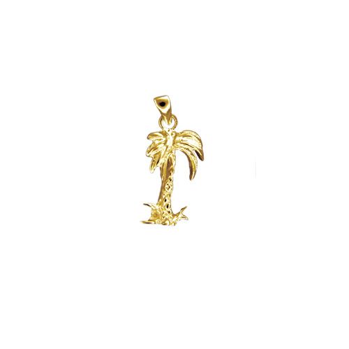 14kt Gold Hawaiian Palm Tree Pendant